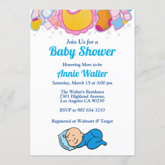 Invitación Un niño pequeño Baby Shower