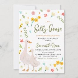 Invitación Un nuevo Baby Shower bobo