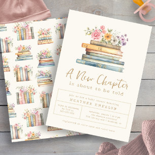 Invitación Un nuevo capítulo: Baby Shower