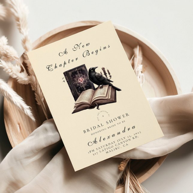 Invitación Un nuevo capítulo comienza con la ducha de novias  (Subido por el creador)