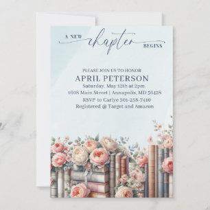 Invitación Un Nuevo Capítulo Comienza, Ducha Nupcial de Cuent