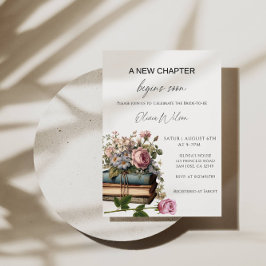 Invitación Un Nuevo Capítulo Comienza Pronto – Novia Pronto a