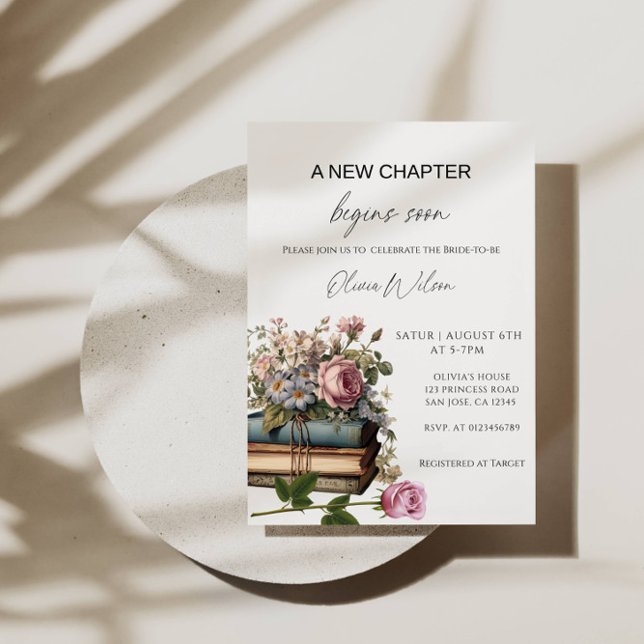 Invitación Un Nuevo Capítulo Comienza Pronto – Novia Pronto a (Subido por el creador)