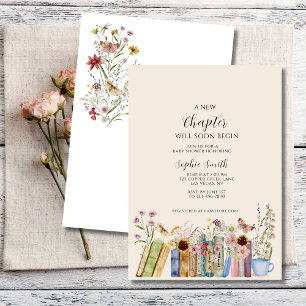 Invitación Un nuevo capítulo de Baby Shower