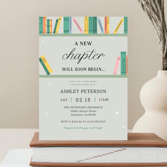 Invitación Un nuevo capítulo empezará pronto a escribir Baby  (Subido por el creador)