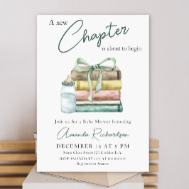 Invitación Un nuevo capítulo está a punto de comenzar Shower
