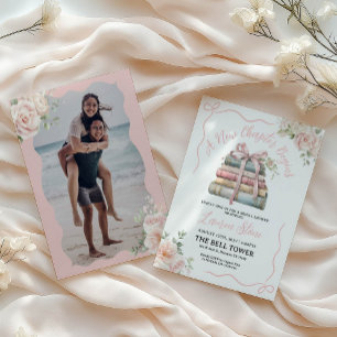 Invitación Un nuevo capítulo inicia foto de ducha de novia
