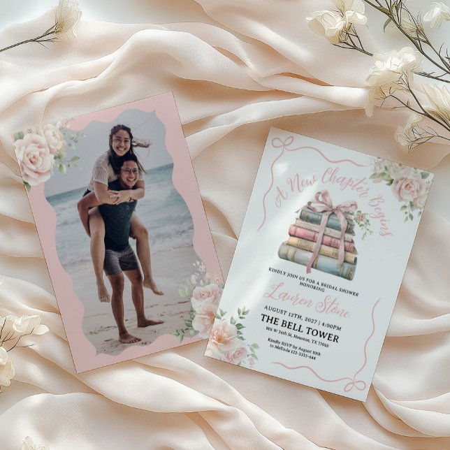 Invitación Un nuevo capítulo inicia foto de ducha de novia (Subido por el creador)