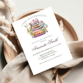 Invitación Un nuevo libro de capítulos con ducha de novias