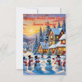 Invitación Un país maravilloso para el invierno