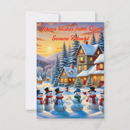 Invitación Un país maravilloso para el invierno