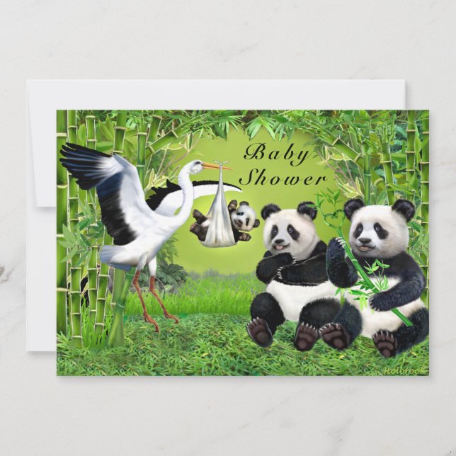 Invitación Un paquete de Baby Shower de alegría (Anverso)
