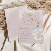 Un pequeño Baby Shower rosado de Rubor con copas d