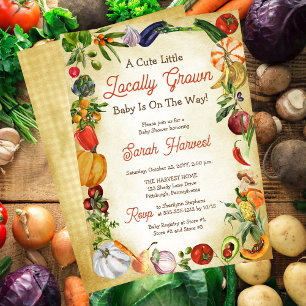 Invitación Un pequeño bebé de origen local está en camino de