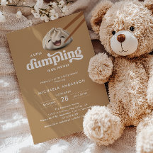 Un Pequeño Bollo Está En Camino Baby Shower