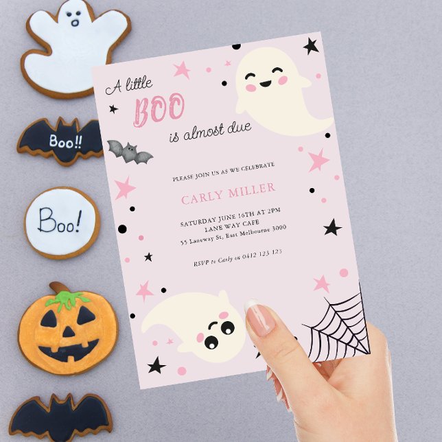 Invitación Un pequeño Boo Aburrido Cae Baby Shower (Subido por el creador)