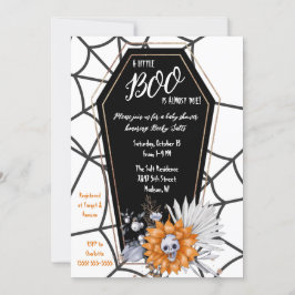 Invitación ¡Un pequeño BOO casi está listo! Baby Shower de Ha