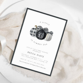 Invitación ¡Un Pequeño Boo está a punto de llegar! Baby Showe