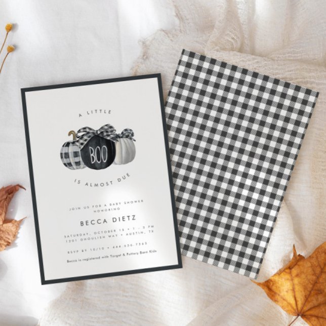 Invitación ¡Un Pequeño Boo está a punto de llegar! Reproducir (Find matching items in our shop!)
