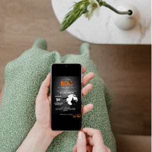 Invitación Un pequeño Boo está casi a punto de llegar a Baby