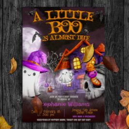Invitación Un pequeño Boo está casi listo
