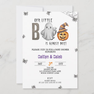 Invitación Un pequeño bote casi se espera, Baby Shower de Hal
