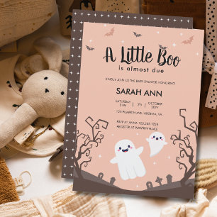 Invitación Un pequeño bote se debe casi al fantasma de Baby S