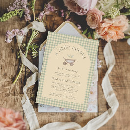 Invitación Un pequeño brote está en camino a Baby Shower