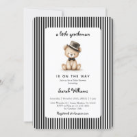 Un pequeño caballero Baby Shower Niño