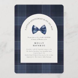 Invitación Un pequeño caballero está de camino a Baby Shower