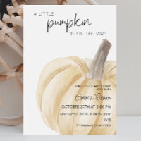Un pequeño calabaza otoño caída Baby Shower