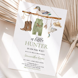 Invitación Un pequeño cazador en camino Baby Shower