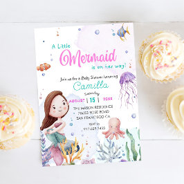 Invitación Un pequeño Chica de sirvientas, Fiesta Baby Shower