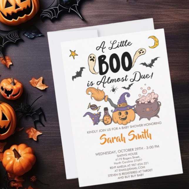 Invitación Un pequeño chicle casi se espera en Baby Shower de (Subido por el creador)