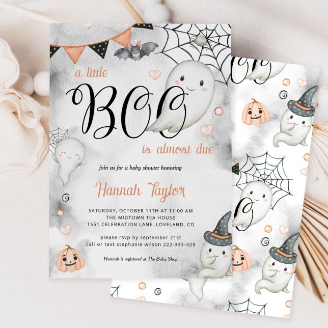 Invitación Un pequeño chicle casi se espera en Baby Shower de (Subido por el creador)