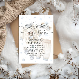 Invitación Un Pequeño Chico Feliz Baby Shower