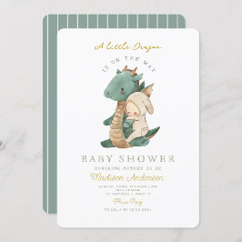 Invitación Un pequeño dragón está en camino a Baby Shower