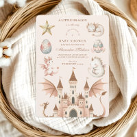 Un pequeño dragón está en camino a Baby Shower