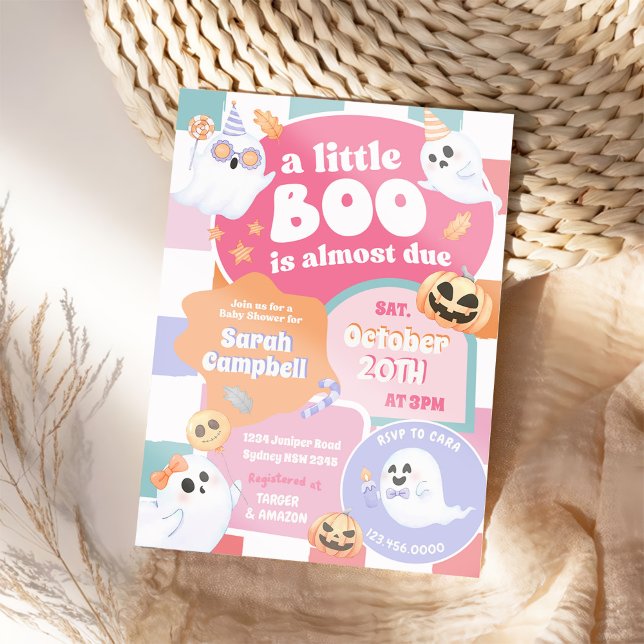 Invitación Un pequeño Fiesta de Baby Shower de Halloween Groo (Subido por el creador)