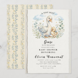 Invitación Un pequeño ganso tonto anda suelto: Baby Shower