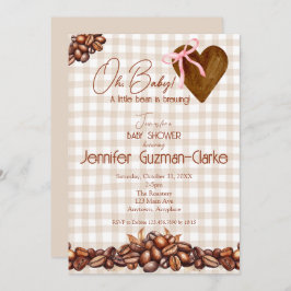 Invitación Un pequeño grito se prepara Baby Shower