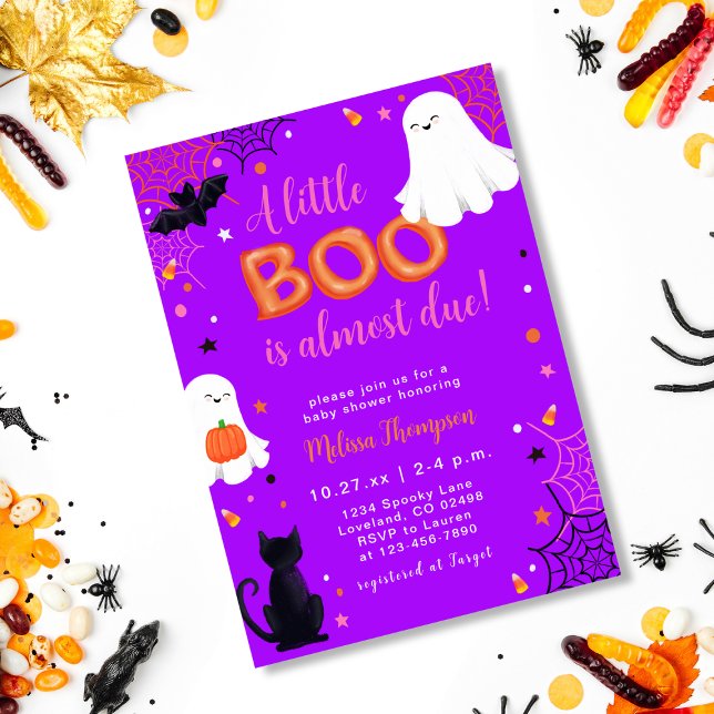 Invitación Un pequeño libro casi se debe a Baby Shower de Hal (Subido por el creador)