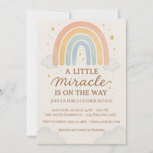 Invitación Un pequeño milagro está en camino Revelación de gé