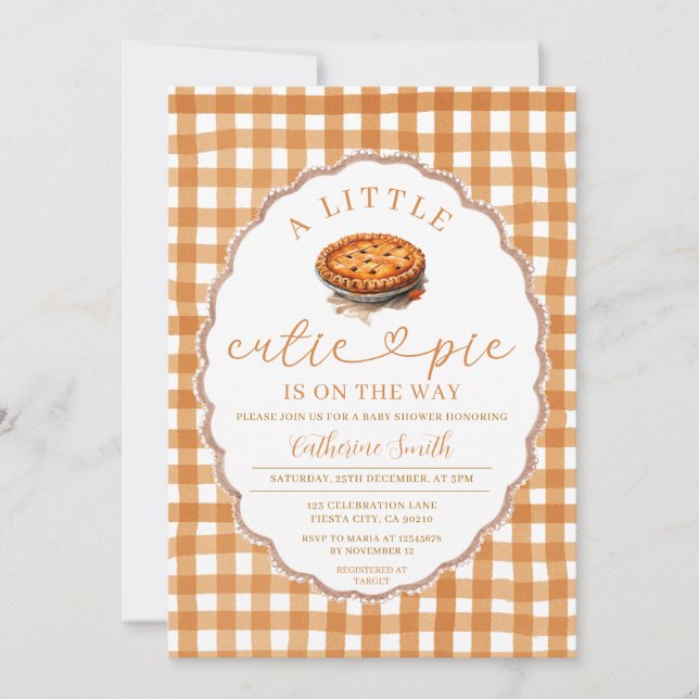 Invitación Un pequeño muelle de corbata está en camino de la  (Anverso)