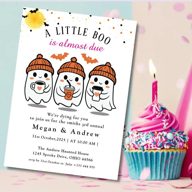Invitación Un pequeño novio está casi por llegar a Halloween (Subido por el creador)