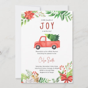 Invitación Un pequeño paquete de Baby Shower de alegría