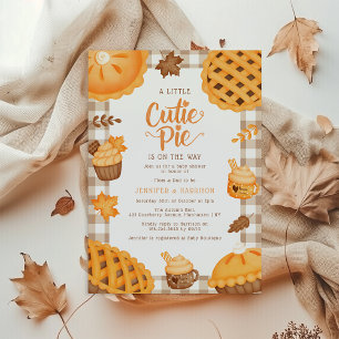 Invitación Un pequeño pastelito está en camino Baby Shower