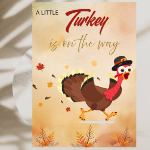 Invitación ¡Un pequeño pavo está en camino!