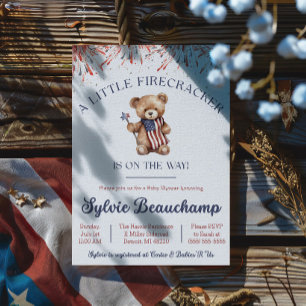 Invitación ¡Un pequeño petardo está en camino! Baby Shower