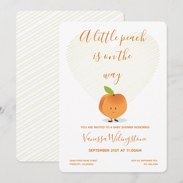 Invitación Un pequeño potro está en camino a Baby Shower (Anverso / Reverso)